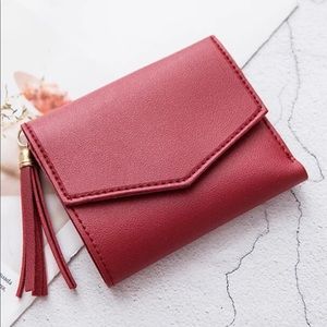 Red fold over wallet